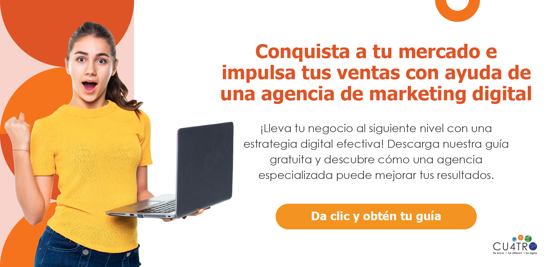 Cu4tromarketing Agencia de logo